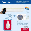 Nástenný klimatizátor Laretti LR-09WF Gold Wi-fi 2,5kW funkcia ohrievania