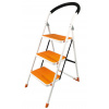 Schodíky Strend Pro WRH2062, 3 stupienkové, nosn. 150 kg, oranžové
