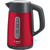 Bosch TWK4P434 rýchlovarná kanvica 1,7 L 2400 W Čierna, Červená (TWK4P434)