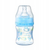 BabyOno Antikoliková lahvička se širokým hrdlem modrá 120ml