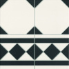 Realonda Dlažba Octagon black 33x33 cm mat OCTAGONLBK