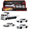 Sada 4 áut HOT WHEELS PREMIUM DIORAMA, Nissan Skyline HKC16