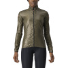 Castelli Aria Shell W, Moss brown Veľkosť: XL Dámska extra ľahká cyklo bundička