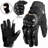 MOTOCYKLOVÉ RUKAVICE SILNÉ PÁNSKE DARČEKY ČIERNE ENDURO SKUTER ŠTVORKOLKA