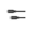 Kabel KRUGER & MATZ KM1261 Basic USB-C/USB-C 2,5m Black