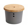 Kesper Dóza z umelej hmoty s vekom z masívneho bambusu 19x15,5 cm