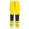 PORTWEST Kalhoty KX346 Hi-Vis Flexi třída 2 do pasu, reflexní POR-KX346YBRXXL 2XL Žlutá/černá