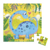 Janod Blahoželanie k narodeninám s puzzle Mama a baby Dinosaurus