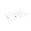 Kaldewei Puro umývadlo 90x38.5 cm obdĺžnik podpultové umývadlo biela 901106003001
