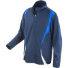 Spiro Tričko S178X, tréninkové, dlouhý rukáv COT29178X67403-navy/royal/ L Navy/modrá/bílá