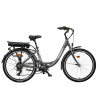 LIBERTY e-Via 6spd zadný motor Farba rámu:: Antracitová, Predná vidlica: S odpruženou vidlicou, Veĺkosť batérie :: Li-Ion 36V/14Ah-70km