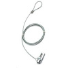 PREMIUMCORD Bezpečnostní zámek na NTB 1,8m Kensington Lock (4 místný kód, ocelové lanko) zdz-2
