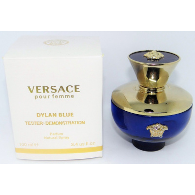 Versace Dylan Blue pour Femme - s vrchnákom, Parfémovaná voda - Tester, Dámska vôňa, 100ml
