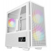 DEEPCOOL skříň CH360 Digital / mATX / 140mm +120 mm fan / USB 3.0 / USB-C / mesh panel / prosklená bočnice / bílá (R-CH360-WHAPE3D-G-1)