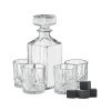 Krištáľový set na whisky s chladiacimi kameňmi