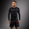 Rashguard Venum Nexus - dlouhé rukávy - Black/Silver Velikost: XL