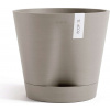 Ecopots Kvetináč Venice 2 (taupe/tmavošedo-hnedý) - Ø 30 cm, výška 27,5 cm