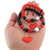 Partnerské náramky Jadeit + Onyx + Hematit