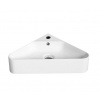 Swiss aqua technologies Rohové umyvadlo SAT Mood 56x34 cm otvor pro baterii, s přepadem SATM5634