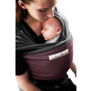 Baby šatka Je Porte Mon Bébé Charcoal grey/Plum (elastické šatky Je Porte Mon Bébé Original)