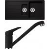 Set Schock S26-1 (dřez Formhaus D-150L Nero + baterie Cosmo Nero)