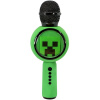Detský mikrofón OTL Minecraft PopSing LED Karaoke Mic MC1240