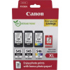 kazeta CANON PG-545 XL black (2x) + CL-546 XL color (1x) MG2450/MG2550 + GP501 10x15
