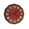 Okrúhle nástenné hodiny visiace Retro vyrezávané Roman (Okrúhle nástenné hodiny visiace Retro vyrezávané Roman)