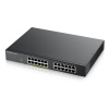 ZyXEL Zyxel GS1900-24EP Riadený L2 Gigabit Ethernet (10/100/1000) Podpora napájania cez Ethernet (PoE) Čierna (GS1900-24EP-EU0101F)