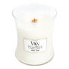 WOODWICK SVIECKA OVALNA VAZA WHITE TEAK 275G, 92039E