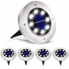 Solárna zapichovacia záhradná lampa - 4x LED SOLÁRNE ZEMNÉ LAMPY (4x záhradná solárna záhrada LED diódy)