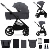 KINDERKRAFT kombinovaný Nea 2 2v1 Dark Grey 2025