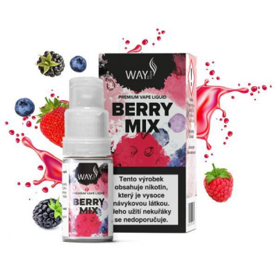 E-liquid Way To Vape Berry Mix 10ml Obsah nikotinu: 12mg