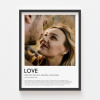 Definition of love Plakat z ramką FLORYDA