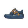 Chlapčenská kožená obuv DD STEP S073-41369 BAREFOOT bermuda blue 26-31