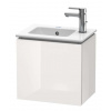 Duravit L-Cube Umývadlová skrinka 40x62x48 cm, 1 zásuvka, lesklá biela LC6272L2222