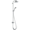 HANSGROHE Croma Showerpipe Reno sprchová súprava bez batérie, horná sprcha 1jet priemer 220 mm, ručná sprcha 4jet, chróm, 27224000