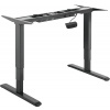 Výškovo nastaviteľný stôl AlzaErgo Table ET1 NewGen čierny (APW-EGET8200B)