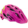 prilba MET PARABELLUM HES matt pink/lime, Veľkosť L