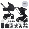 EASYWALKER Kočík kombinovaný Harvey⁵ Midnight Black XXL AIR