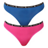Dámske tangá Micro 1996 2Pack QD5035E-C0Z - Calvin Klein L