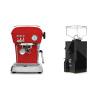 Ascaso Dream ONE, Love Red + Eureka Mignon Turbo, BL black