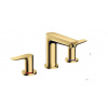 Hansgrohe 71733990 TALIS E Trojotvorová umývadlová batéria stojánková s výpusťou, zlatá HG 71733990