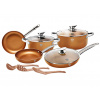 Blaumann Sada nádobí s nepřilnavým povrchem Le Chef Line Rosegold 11 ks BL-3342