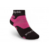 Ponožky Bridgedale Hike MW MP Ankle Women’s Black / Pink S (35-37 EU)
