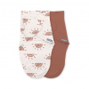 INGENUITY Zavinovačka SwaddleMe™ Ulitka bavlna Rising sun 2ks 0,5 TOG 0-3m