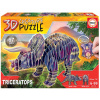 Puzzle dinosaurus Triceratops 3D Creature Educa dĺžka 43 cm 67 dielov od 6 rokov