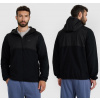 4F Akcia: Pánska fleecová mikina s kapucňou TFLEM417 black XL