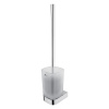 Nimco NIKAU WC kefa s držiakom, matné sklo/chróm NK 30094CN-26 NK 30094CN-26