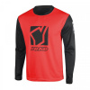 YOKO Motokrosový dres YOKO SCRAMBLE čierno / červený M